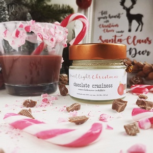 Chocolate Craziness 100 ml - karácsony - karácsonyi lakásdekoráció - karácsonyi illatgyertya, mécses - Meska.hu