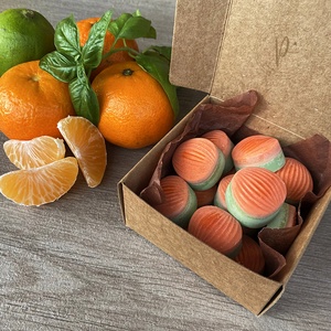 Citrus Basil - illatviasz - karácsony - karácsonyi lakásdekoráció - karácsonyi illatgyertya, mécses - Meska.hu