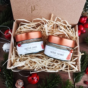 Elf Box VI. ajándékcsomag - karácsony - karácsonyi lakásdekoráció - karácsonyi illatgyertya, mécses - Meska.hu