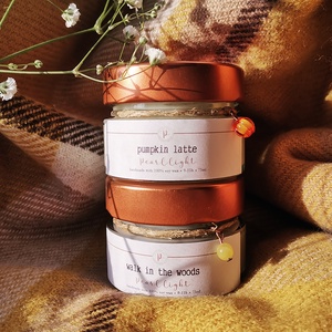 Pumpkin Latte szójagyertya 75 ml - otthon & életmód - gyertya, illat, aroma - gyertya - Meska.hu