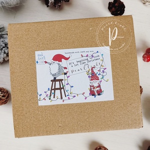 Elf Box VIII. ajándékcsomag, Karácsony, Karácsonyi lakásdekoráció, Karácsonyi illatgyertya, mécses, Gyertya-, mécseskészítés, MESKA