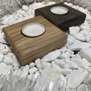 Tölgy fa mécsestartó - otthon & életmód - gyertya, illat, aroma - mécses és mécsestartó - Meska.hu