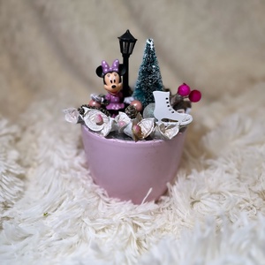 disney Minnie egér  karácsonyi asztaldísz - karácsony - adventi díszek - adventi koszorú - Meska.hu