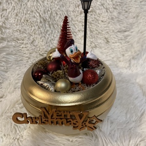 Disney karácsonyi asztaldísz - karácsony - adventi díszek - adventi koszorú - Meska.hu