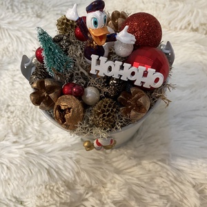 Disney karácsonyi asztaldísz - karácsony - adventi díszek - adventi koszorú - Meska.hu