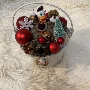 Disney karácsonyi asztaldísz - karácsony - adventi díszek - adventi koszorú - Meska.hu