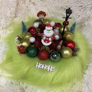 Grincs. Karácsonyi koszorú, , Karácsony, Adventi díszek, Adventi koszorú, Mindenmás, MESKA