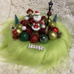 Grincs. Karácsonyi koszorú,  - karácsony - adventi díszek - adventi koszorú - Meska.hu
