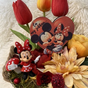  Disney Minnie  asztal disz , Otthon & Életmód, Dekoráció, Virágdísz és tartó, Virágtartó, Mindenmás, MESKA