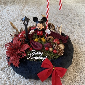 Disney Mickey Egér karácsonyi asztal disz , Karácsony, Karácsonyi lakásdekoráció, Karácsonyfadíszek, Mindenmás, MESKA