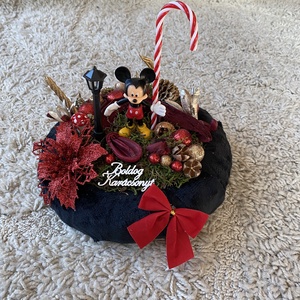 Disney Mickey Egér karácsonyi asztal disz  - karácsony - karácsonyi lakásdekoráció - karácsonyfadíszek - Meska.hu