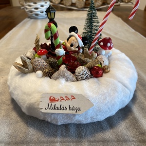 Disney Minnie  Egér karácsonyi asztal disz , Karácsony, Karácsonyi lakásdekoráció, Karácsonyfadíszek, Mindenmás, MESKA