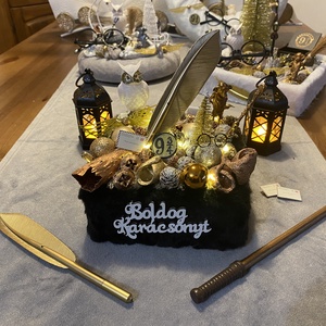 Harry Potter karácsonyi asztal disz  - karácsony - karácsonyi lakásdekoráció - karácsonyfadíszek - Meska.hu