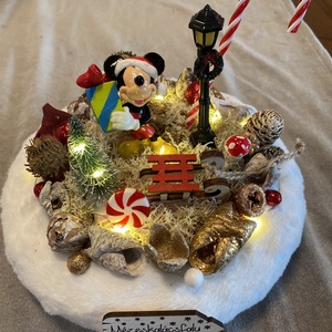 Disney Mickey Egér karácsonyi asztal disz , Karácsony, Karácsonyi lakásdekoráció, Karácsonyfadíszek, Mindenmás, MESKA