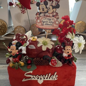 Disney Minnie és Mickey asztal disz  - otthon & életmód - dekoráció - ajtó- és ablak dekoráció - ablakdísz - Meska.hu