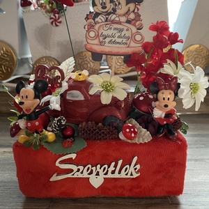 Disney Minnie és Mickey asztal disz  - otthon & életmód - dekoráció - ajtó- és ablak dekoráció - ablakdísz - Meska.hu