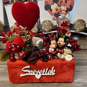 Disney Minnie és Mickey asztal disz  - Meska.hu