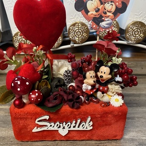 Disney Minnie és Mickey asztal disz  - otthon & életmód - dekoráció - ajtó- és ablak dekoráció - ablakdísz - Meska.hu