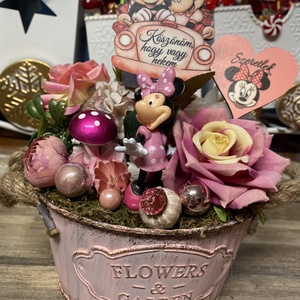 Disney Minnie asztal disz  - otthon & életmód - dekoráció - ajtó- és ablak dekoráció - ablakdísz - Meska.hu