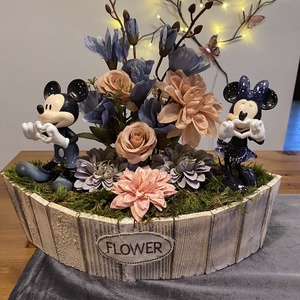 Disney Mickey and Minnie   asztal disz  - otthon & életmód - dekoráció - asztal és polc dekoráció - dekorációs tál, tartó - Meska.hu