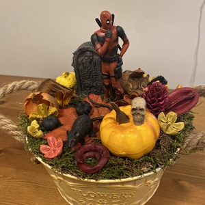 Deadpool. Halloween  asztal dísz - otthon & életmód - dekoráció - halloween - halloweeni dekoráció - Meska.hu