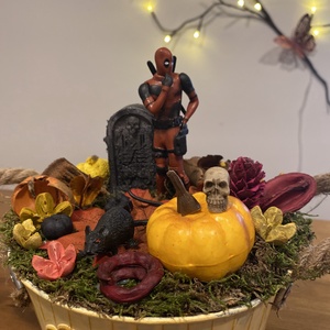 Deadpool. Halloween  asztal dísz - otthon & életmód - dekoráció - halloween - halloweeni dekoráció - Meska.hu