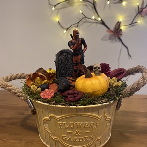 Deadpool. Halloween  asztal dísz, Otthon & Életmód, Dekoráció, Halloween, Halloweeni dekoráció, Mindenmás, MESKA