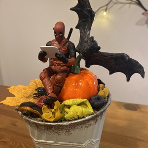 Deadpool. Halloween  asztal dísz - otthon & életmód - dekoráció - halloween - halloweeni dekoráció - Meska.hu