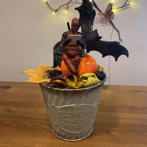 Deadpool. Halloween  asztal dísz - otthon & életmód - dekoráció - halloween - halloweeni dekoráció - Meska.hu