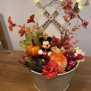  Disney Mickey őszi asztal disz  - otthon & életmód - dekoráció - virágdísz és tartó - virágtartó - Meska.hu