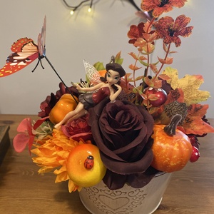  Disney tündér őszi asztal disz  - otthon & életmód - dekoráció - virágdekoráció - virágtartó - Meska.hu