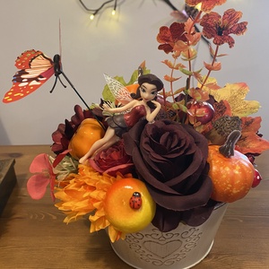  Disney tündér őszi asztal disz  - otthon & életmód - dekoráció - virágdekoráció - virágtartó - Meska.hu