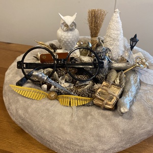  Harry Potter karácsonyi  asztal disz  - karácsony - adventi díszek - adventi koszorú - Meska.hu