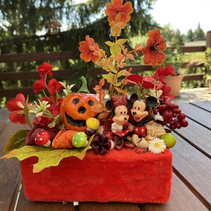  Disney Mickey őszi   asztal disz  - otthon & életmód - dekoráció - virágdísz és tartó - virágtartó - Meska.hu