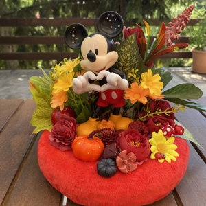 Disney Mickey  őszi   dekor - otthon & életmód - dekoráció - virágdísz és tartó - koszorú - Meska.hu