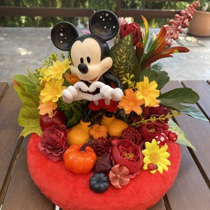  Disney  Mickey őszi  dekoráció , Otthon & Életmód, Dekoráció, Virágdísz és tartó, Virágtartó, Mindenmás, MESKA