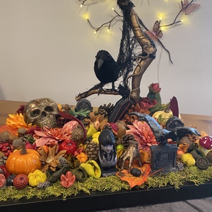 Wednesyday Halloween  őszi asztal dísz  -  - Meska.hu