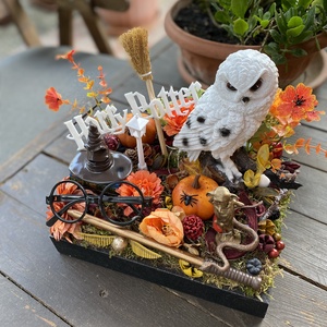 Harry Potter őszi  asztal disz   - otthon & életmód - dekoráció - halloween - halloweeni asztaldísz - Meska.hu