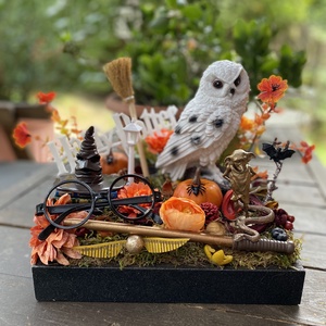Harry Potter őszi  asztal disz   - otthon & életmód - dekoráció - halloween - halloweeni asztaldísz - Meska.hu