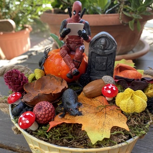 Deadpool. Halloween   őszi asztal dísz - otthon & életmód - dekoráció - halloween - halloweeni asztaldísz - Meska.hu