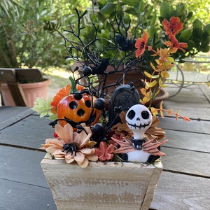  Jack Skalligton őszi halloween  - otthon & életmód - dekoráció - virágdísz és tartó - virágtartó - Meska.hu