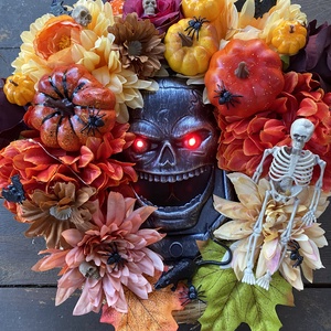 Halloween kopogtató , Otthon & Életmód, Dekoráció, Ajtó- és ablak dekoráció, Ablakdísz, Mindenmás, MESKA