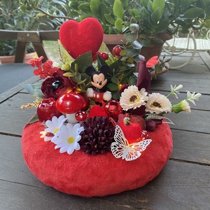 Disney mickey asztaldísz, Karácsony, Adventi díszek, Adventi asztaldísz, Mindenmás, MESKA