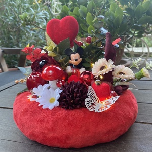 Disney mickey asztaldísz - karácsony - adventi díszek - adventi asztaldísz - Meska.hu