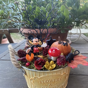 Disney Mickey őszi  asztaldísz - otthon & életmód - dekoráció - halloween - halloweeni asztaldísz - Meska.hu