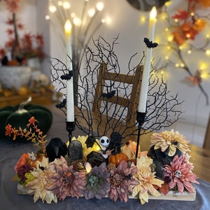 Jack Skellington halloween őszi asztaldísz, Otthon & Életmód, Dekoráció, Asztal és polc dekoráció, Asztaldísz, Mindenmás, MESKA