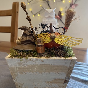 Harry Potter Halloween őszi asztal disz , Otthon & Életmód, Dekoráció, Halloween, Halloweeni ajtódíszek és ablakdíszek, Mindenmás, MESKA
