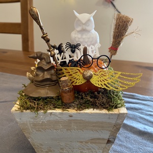 Harry Potter Halloween őszi asztal disz  - otthon & életmód - dekoráció - halloween - halloweeni ajtódíszek és ablakdíszek - Meska.hu