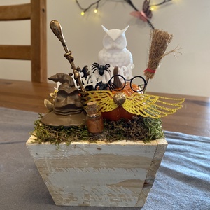 Harry Potter Halloween őszi asztal disz  - otthon & életmód - dekoráció - halloween - halloweeni ajtódíszek és ablakdíszek - Meska.hu