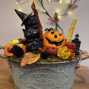   Halloween öszi  asztal disz , Otthon & Életmód, Dekoráció, Halloween, Halloweeni ajtódíszek és ablakdíszek, Mindenmás, MESKA